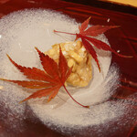 銀座 しのはら - トラフグ白子和え