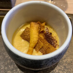 レストラン トヨ トーキョー - アミューズ：バターナッツとカボチャのムース