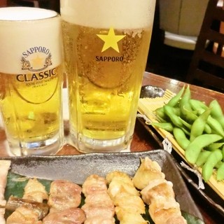 90分飲み放題生ビール込（クラシック）880円！