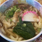 十勝庵 - ミニ煮かけうどん　味醂が少な目で味が良かった