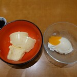 Ootoya Gohandokoro - たまごプリン・ミルクアイス