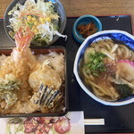 十勝庵 - 天重定食1,650円