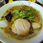 麺や　福座 - 2013年5月26日(日)　期間限定　鶏白湯しょう油ラーメン(800円)
