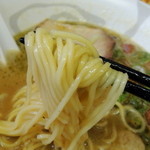 麺や　福座 - 2013年5月26日(日)　期間限定　鶏白湯しょう油ラーメン(800円)　麺