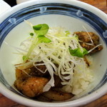 麺や　福座 - 2013年6月2日(日)　牛スジ丼(ラーメンとセットで300円)