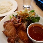 Gasuto - 若鶏のグリルガーリックソース+ライス