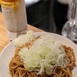 立呑み 鉄砲玉 - 麻辣ソース焼きそば☆〆が欲しくなったら絶対！約束！