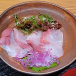 鮮活 喰で!! - ◇ちょい刺身のせセット すべてのどんぶりにセット出来る お刺身をちょいと追加する ちょっぴり贅沢気分を味わえる内容なのです！