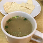 インドアジアンレストラン バガィチャ - サービスのスープ　byまみこまみこ