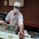 SUSHI HOUSE 鮨六 - 写真掲載許可済、大将に握ってもらいました。