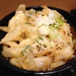 よもだそば - 特大かき揚げそば（360円）