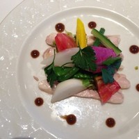 かえりやま - LunchA1800円【前菜】若鳥の低温調理と2種類の豆サラダ添え3.5点アップ