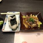 はす家 - 和牛カルビ焼き＆おにぎりセット。。勝手に組み合わせて、〆にしました^_^