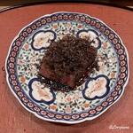 御料理 寺沢 - 仕上げに黒トリュフを削り掛け