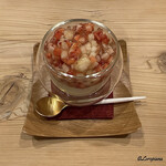 御料理 寺沢 - 洋梨とチーズとブルーチーズのブラマンジェ