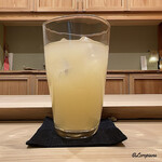 御料理 寺沢 - 江刺産 搾りたて林檎ジュース