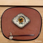 御料理 寺沢 - 海胆とキャビアの飯蒸し