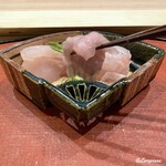 御料理 寺沢 - 寒鮃 縁側