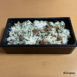 御料理 寺沢 - ホロホロ鳥の炭火焼に蓮根と芹の炊き込みごはん