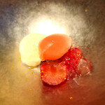 レストラン リューズ - デザート①
      イチゴのマリネ、イチゴのアイス、ホワイトチョコ