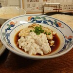 酒饌亭 灘菊亭 小溝筋のかっぱ - たら白子とぶりの盛合せ