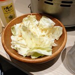 0秒檸檬沙瓦 仙台內臟燒肉酒場 Tokiwa-tei 新潟站前店 - 開胃小菜的高麗菜