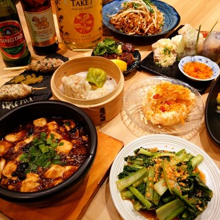 A selection of recommended Chinese dishes♪ Courses with all-you-can-drink starting from 4,000 yen