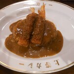 上等カレー - エビフライカレー（ルゥ増量なし）