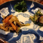 蕎麦道 武蔵野 - 漬物3種