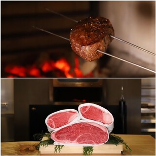 Ise meat, a specialty of Togasute, has a special flavor that can only be expressed by grilling it in a kiln.