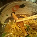 油そば 椿 - メンマ