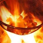 Renkon - 炎のもも焼は炭火で香ばしく仕上げます