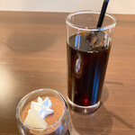 純近江牛焼肉 茜 - デザートとアイスコーヒー