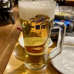 Sakana Sakaba Uosei - 「生ビール」キリン一番搾り中ジョッキ。290円也。