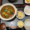 Wakashachiya - カレー麻婆うどん 1250円
                （ + 鶏天 220円 + チーズ 180円）