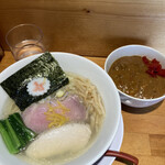 menャkomon - めで鯛塩ラーメン、カレー丼