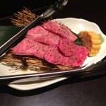 炭火焼肉 我流 - カルビ塩