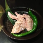 炭火焼肉 我流 - 手羽先