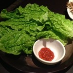 炭火焼肉 我流 - チシャ