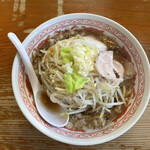 鶏だしらーめん蒼生 - ふじ麺　中盛