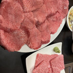 ホルモン焼肉 ばぶ - 上たん　ザブトン