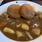 CoCo壱番屋 - ポークカレー＋野菜+クリームコロッケ1040円