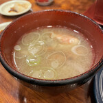 もりもり寿し - エビ汁