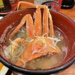 もりもり寿し 近江町店 - カニ汁