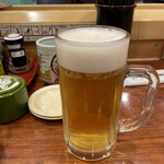 もりもり寿し - ビール