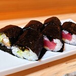 Sushi Wakura - 令和5年1月 ランチタイム
                        お昼のランチ松の細巻き