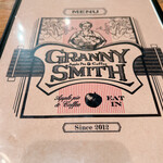 GRANNY SMITH APPLE PIE & COFFEE - メニュー