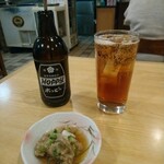 菊乃家本店 - ホッピー黒とお通し