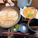 うどん馳走 山石土平 - 野菜天ざる