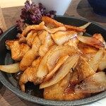 葵 食堂・大衆酒場 - 本日の主菜(しょうが焼きを選択)